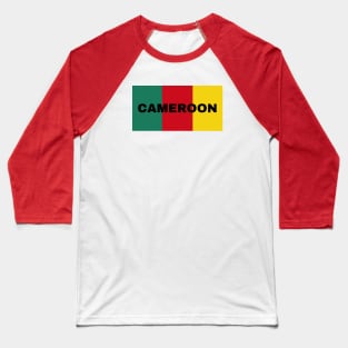 Cameroon Flag Colors Baseball T-Shirt